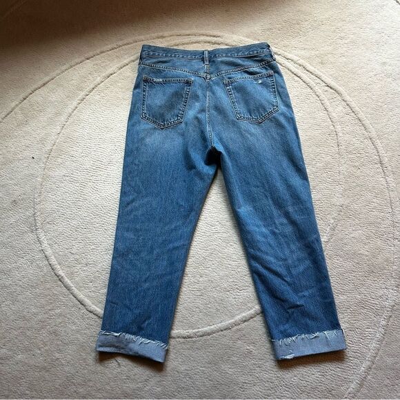 GAP Light Blue Cropped 1969 Boyfriend Jeans #5 - Picture 4 of 7